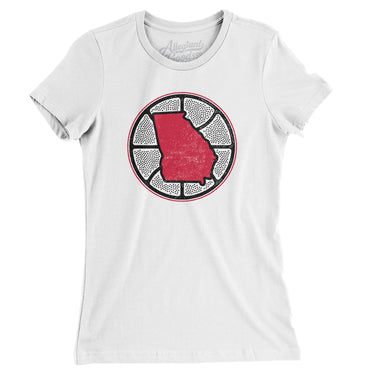 Georgia Basketball Women's T-Shirt-Allegiant Goods Co. Vintage Sports Apparel