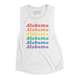 Alabama Pride Women's Flowey Scoopneck Muscle Tank-Allegiant Goods Co. Vintage Sports Apparel