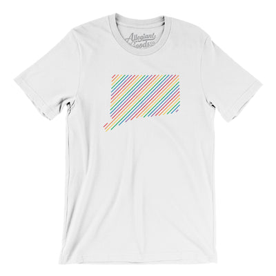 Connecticut Pride State Men/Unisex T-Shirt-White-Allegiant Goods Co. Vintage Sports Apparel
