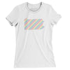 Pennsylvania Pride State Women's T-Shirt-White-Allegiant Goods Co. Vintage Sports Apparel