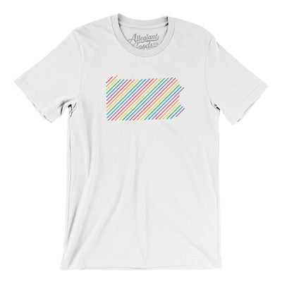 Pennsylvania Pride State Men/Unisex T-Shirt-White-Allegiant Goods Co. Vintage Sports Apparel