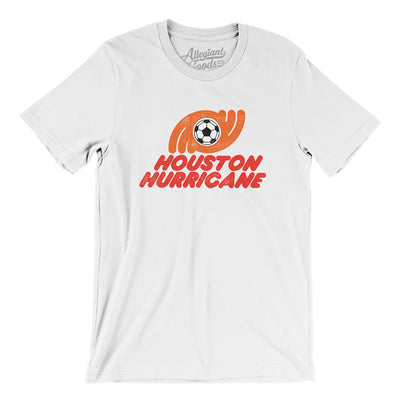 Houston Hurricane Soccer Men/Unisex T-Shirt-White-Allegiant Goods Co. Vintage Sports Apparel