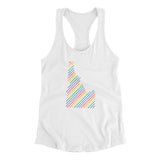 Idaho Pride State Women's Racerback Tank-Allegiant Goods Co. Vintage Sports Apparel