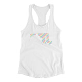 Maryland Pride State Women's Racerback Tank-Allegiant Goods Co. Vintage Sports Apparel