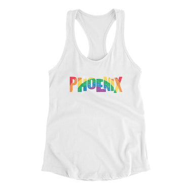 Phoenix Arizona Pride Women's Racerback Tank-Allegiant Goods Co. Vintage Sports Apparel