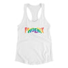 Phoenix Arizona Pride Women's Racerback Tank-White-Allegiant Goods Co. Vintage Sports Apparel