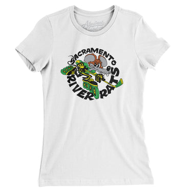 Sacramento River Rats Roller Hockey Women's T-Shirt-Allegiant Goods Co. Vintage Sports Apparel