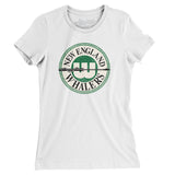 New England Whalers Hockey Women's T-Shirt-Allegiant Goods Co. Vintage Sports Apparel