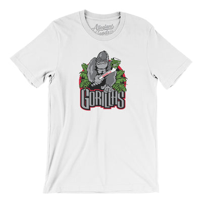 Amarillo Gorillas Hockey Men/Unisex T-Shirt-White-Allegiant Goods Co. Vintage Sports Apparel