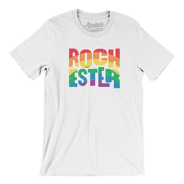 Rochester New York Pride Men/Unisex T-Shirt-Allegiant Goods Co. Vintage Sports Apparel