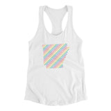 Arkansas Pride State Women's Racerback Tank-Allegiant Goods Co. Vintage Sports Apparel