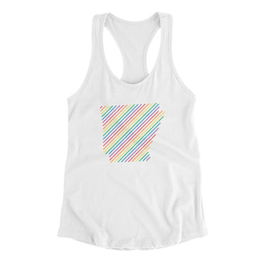 Arkansas Pride State Women's Racerback Tank-Allegiant Goods Co. Vintage Sports Apparel