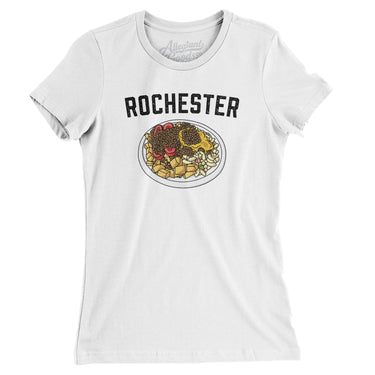 Rochester Garbage Plate Women's T-Shirt-Allegiant Goods Co. Vintage Sports Apparel