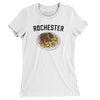 Rochester Garbage Plate Women's T-Shirt-White-Allegiant Goods Co. Vintage Sports Apparel