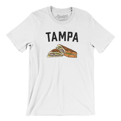 Tampa Cuban Sandwich Men/Unisex T-Shirt-White-Allegiant Goods Co. Vintage Sports Apparel