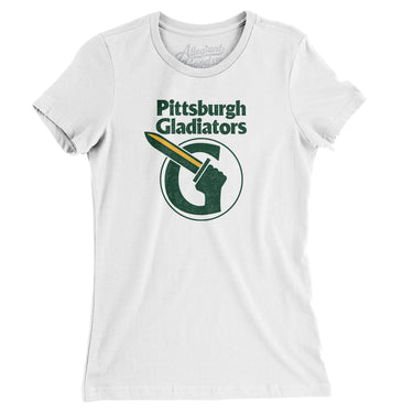 Pittsburgh Gladiators Arena Football Women's T-Shirt-Allegiant Goods Co. Vintage Sports Apparel