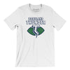 Portland Thunder Football Men/Unisex T-Shirt-White-Allegiant Goods Co. Vintage Sports Apparel