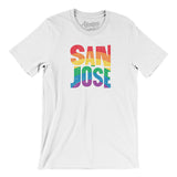 San Jose California Pride Men/Unisex T-Shirt-Allegiant Goods Co. Vintage Sports Apparel