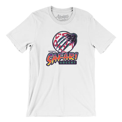 Detroit Safari Soccer Men/Unisex T-Shirt-White-Allegiant Goods Co. Vintage Sports Apparel