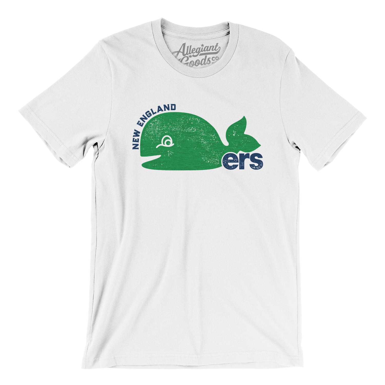 Mtr New England Whalers Hockey Men/Unisex T-Shirt Heather Navy / XL