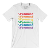 Wyoming Pride Men/Unisex T-Shirt-Allegiant Goods Co. Vintage Sports Apparel