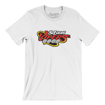 St. Louis Vipers Roller Hockey Men/Unisex T-Shirt-White-Allegiant Goods Co. Vintage Sports Apparel