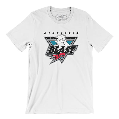 Minnesota Arctic Blast Roller Hockey Men/Unisex T-Shirt-White-Allegiant Goods Co. Vintage Sports Apparel