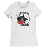 Columbus Owls Hockey Women's T-Shirt-White-Allegiant Goods Co. Vintage Sports Apparel