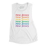 New Jersey Pride Women's Flowey Scoopneck Muscle Tank-Allegiant Goods Co. Vintage Sports Apparel