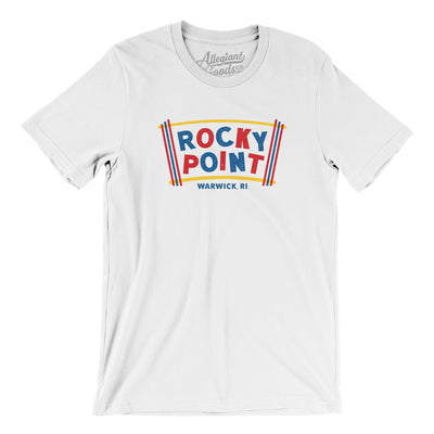 Rocky Point Amusement Park Men/Unisex T-Shirt-White-Allegiant Goods Co. Vintage Sports Apparel