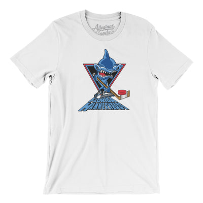 Florida Hammerheads Roller Hockey Men/Unisex T-Shirt-White-Allegiant Goods Co. Vintage Sports Apparel