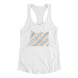 Oregon Pride State Women's Racerback Tank-Allegiant Goods Co. Vintage Sports Apparel