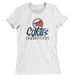 Connecticut Coyotes Arena Football Women's T-Shirt-Allegiant Goods Co. Vintage Sports Apparel