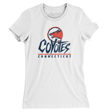 Connecticut Coyotes Arena Football Women's T-Shirt-Allegiant Goods Co. Vintage Sports Apparel