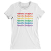 North Dakota Pride Women's T-Shirt-White-Allegiant Goods Co. Vintage Sports Apparel