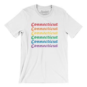 Connecticut Pride Men/Unisex T-Shirt-Allegiant Goods Co. Vintage Sports Apparel