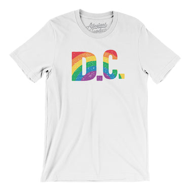 Washington D.C. Pride Men/Unisex T-Shirt-Allegiant Goods Co. Vintage Sports Apparel