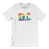 Washington D.C. Pride Men/Unisex T-Shirt-White-Allegiant Goods Co. Vintage Sports Apparel