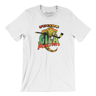 Tucson Gila Monsters Hockey Men/Unisex T-Shirt-White-Allegiant Goods Co. Vintage Sports Apparel
