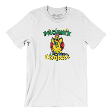 Phoenix Cobras Roller Hockey Men/Unisex T-Shirt-Allegiant Goods Co. Vintage Sports Apparel