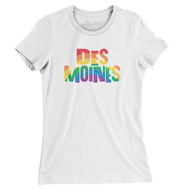 Des Moines Iowa Pride Women's T-Shirt-Allegiant Goods Co. Vintage Sports Apparel