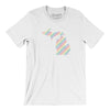 Michigan Pride State Men/Unisex T-Shirt-White-Allegiant Goods Co. Vintage Sports Apparel