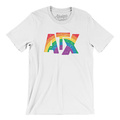 Austin Texas Pride Men/Unisex T-Shirt-White-Allegiant Goods Co. Vintage Sports Apparel