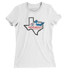 Dallas Chaparrals Basketball Women's T-Shirt-White-Allegiant Goods Co. Vintage Sports Apparel