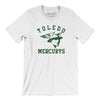 Toledo Mercurys Hockey Men/Unisex T-Shirt-White-Allegiant Goods Co. Vintage Sports Apparel