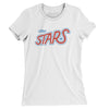 Utah Stars Basketball Women's T-Shirt-White-Allegiant Goods Co. Vintage Sports Apparel
