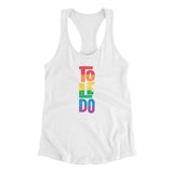 Toledo Ohio Pride Women's Racerback Tank-Allegiant Goods Co. Vintage Sports Apparel