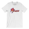 Las Vegas Flash Roller Hockey Men/Unisex T-Shirt-White-Allegiant Goods Co. Vintage Sports Apparel