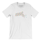 Massachusetts Pride State Men/Unisex T-Shirt-Allegiant Goods Co. Vintage Sports Apparel