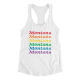 Montana Pride Women's Racerback Tank-Allegiant Goods Co. Vintage Sports Apparel